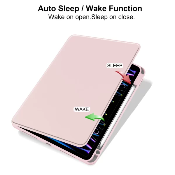 360° Rotation Case For iPad Air 11 2024 10.9 2022 10th Pro 11 2022 2021 2020 2018 10.2 7th 8th 9th Air 4 5 3 Mini 6 Smart Cover - Image 2