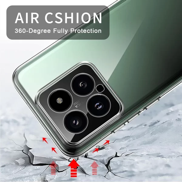 Ultra Thin Silicone Soft Case For Xiaomi 14 14T 13 13T 12 12X 12S 12T Pro Lite Ultra Clear Transparent Shell Shockproof Cover - Image 3