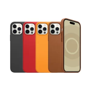 Original Apple Magnetic Animation Leather Case Magsafe for iPhone 12 Pro Max 12Mini Case with Wireless Charging