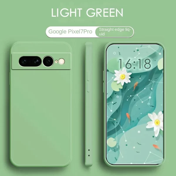 Liquid Silicone Case For Google Pixel 7 Pro For Google Pixel 7a 8Pro 6A 5 4xl Cover Soft TPU Phone case Pixel 8 Pro 6 - Image 4